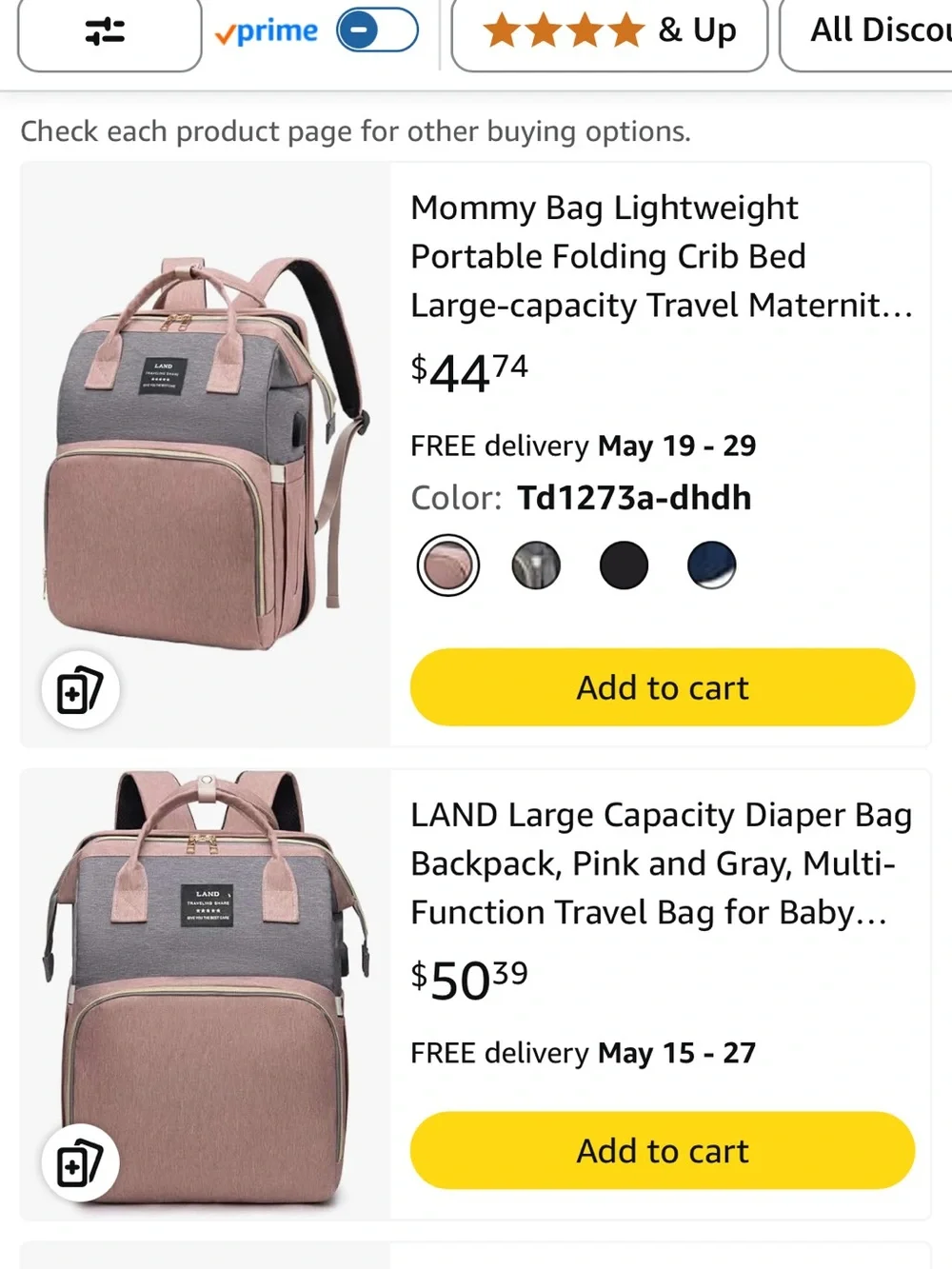 NEW diaper bag and changing pad bundle